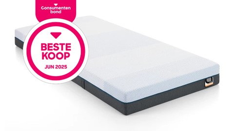 een matras met een witte hoes