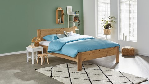 Bed Space met hoofdbord, eiken