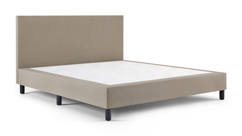 Box Lowen Plus vlak zonder matras, grey beige