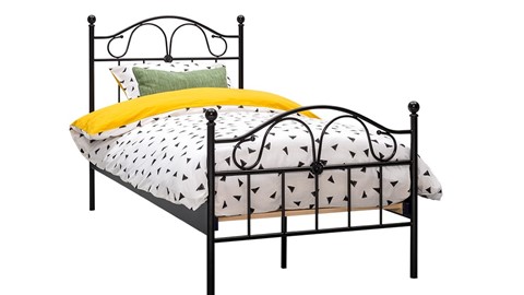 Bed Quincy, zwart