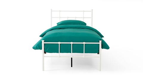 Bed Xam 1-persoons, wit