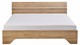 Bed Wald met lattenbodem en polyether matras, eiken