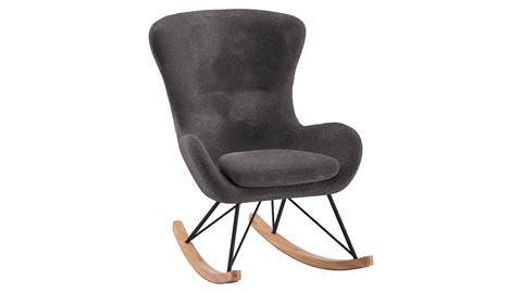 Schommelstoel Rocky maxi, antraciet