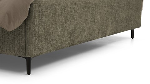 Bed Round, groen