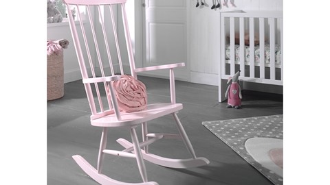 Schommelstoel Rocky, roze