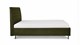 Bed Luxe met hoofdbord Button, groen