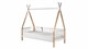Bed Tipi verhoogd, wit