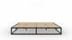Emma Metal bed met Essential matras, Zwart