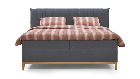 Opbergbox Nox met topmatras, donkergrijs