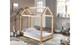 Bed Cabane, beige