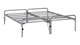 Bed & onderschuifBed Dual, zilver