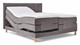 Boxspring Grid verstelbaar met gestoffeerd matras, antraciet