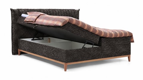 Opbergbox Nox met topmatras, graphite