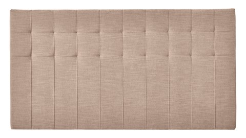 Boxspring Grid verstelbaar met gestoffeerd matras en voetbord, beige