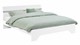 Bed Wald met lattenbodem en polyether matras, wit