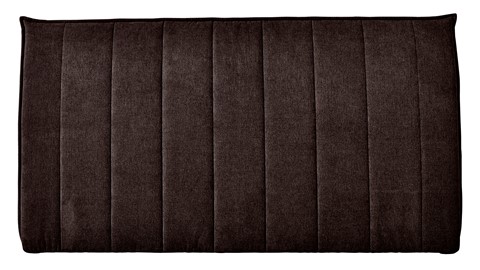 Boxspring Edge vlak met gestoffeerd matras, europa donkerbruin