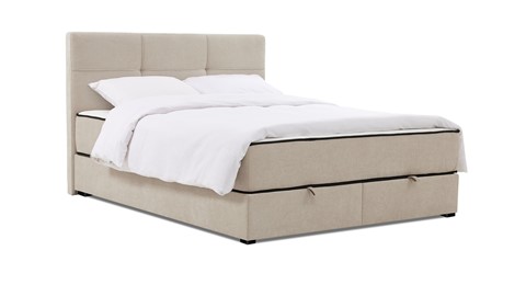 Opbergbed Mani, creme