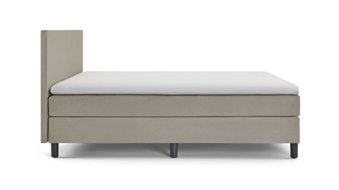 Box Lowen Plus vlak met gestoffeerd matras, light grey