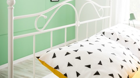 Bed Quincy, wit