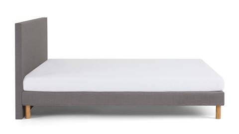 Bed Ease inclusief hoofdbord en matras, lichtgrijs