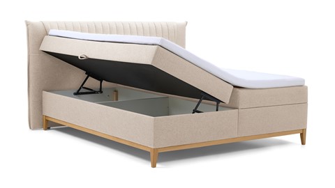 Opbergbox Nox met topmatras, beige