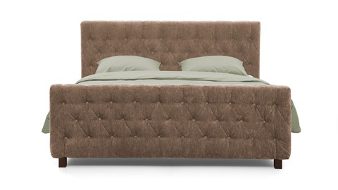 Box Diamond verstelbaar met gestoffeerd matras, taupe