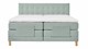 Boxspring Grid verstelbaar met gestoffeerd matras, blauw
