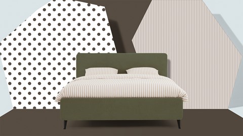Opbergbed Sunna, groen