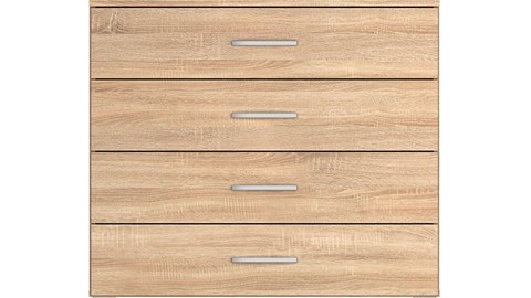 Commode Reno met 4 laden, eiken sonoma