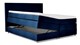 Opbergboxspring Square met gestoffeerd matras, floyd donkerblauw