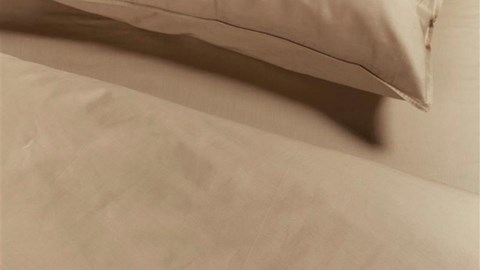 Dekbedovertrek Cotton Uni, khaki