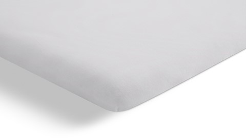 Hoeslaken Jersey topmatras, wit