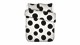 Dekbedovertrek Spot, black/white