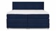 Opbergboxspring Square met gestoffeerde matras., blauw