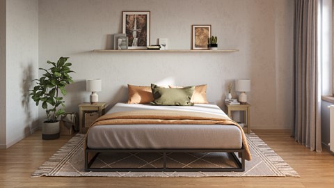 klimaat congestie fantoom Emma Metal bed met Essential matras | Beddenreus