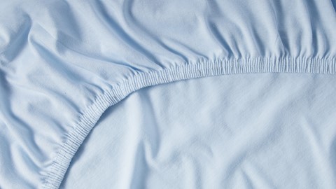 Hoeslaken Jersey topmatras, blauw