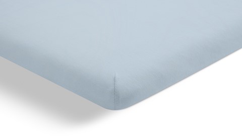 Hoeslaken Jersey splittopper, blauw