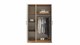 Complete slaapkamer Timber met nachtkasten en kast exclusief matras, Eiken