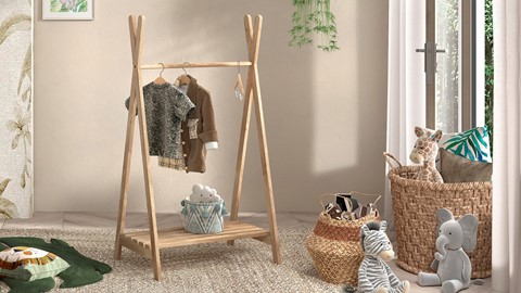 Kledingrek Nature, eik