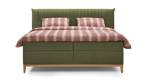 Opbergbox Nox met topmatras, donkergroen