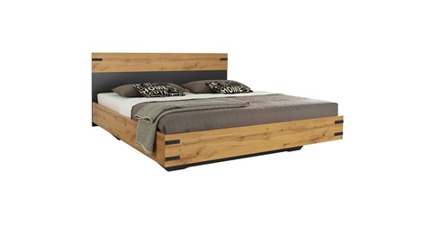 Bed Denver, grijs