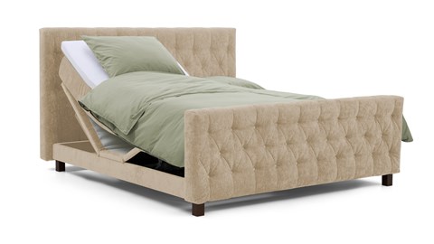 Box Diamond verstelbaar met gestoffeerd matras Box Diamond verstelbaar met gestoffeerd matras