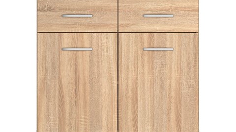 Commode Reno met 2 laden en 2 deuren, eiken sonoma