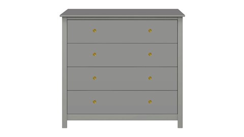 Commode Luna 4 laden, grey