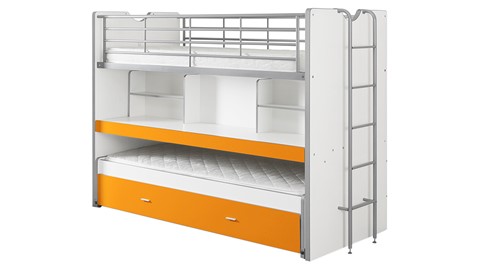 Stapelbed Bonny, oranje