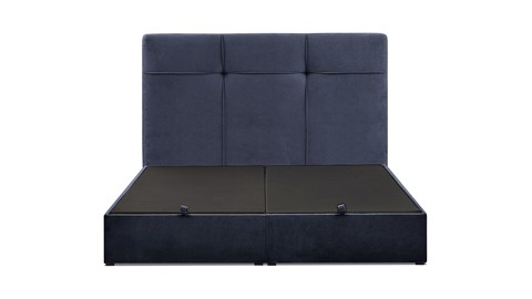 Opbergbed Mani, donkerblauw monte