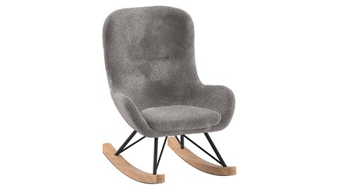 Schommelstoel Rocky mini, antraciet