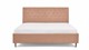 Bed Luxe met hoofdbord Button, roze