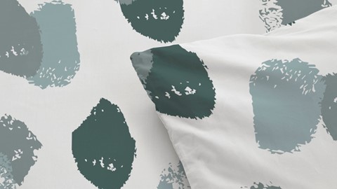 Dekbedovertrek Spotty Animal, groen