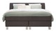 Boxspring Morero vlak met gestoffeerd matras, antraciet